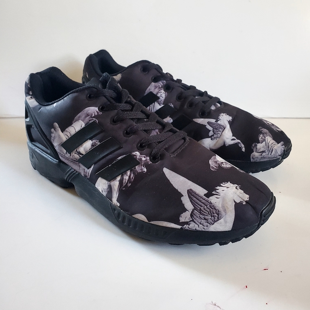 adidas ZX Flux Mythology Men's Size 10.5 Black-Gray Color